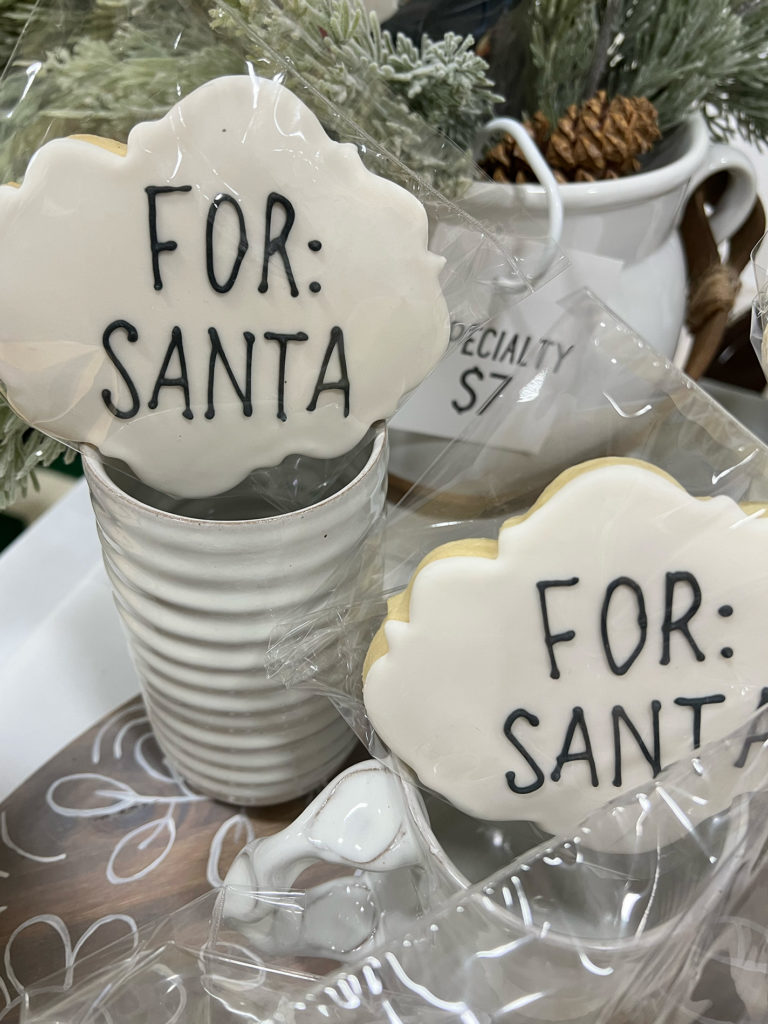 For Santa Cookies